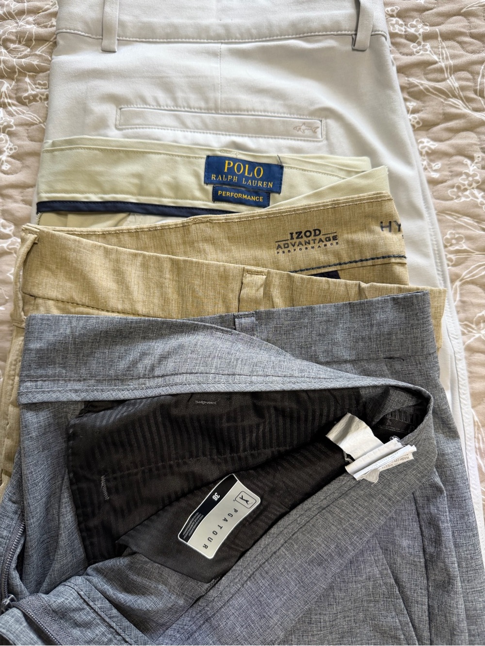 4 Pair Men’s Size 38 Golf Shorts